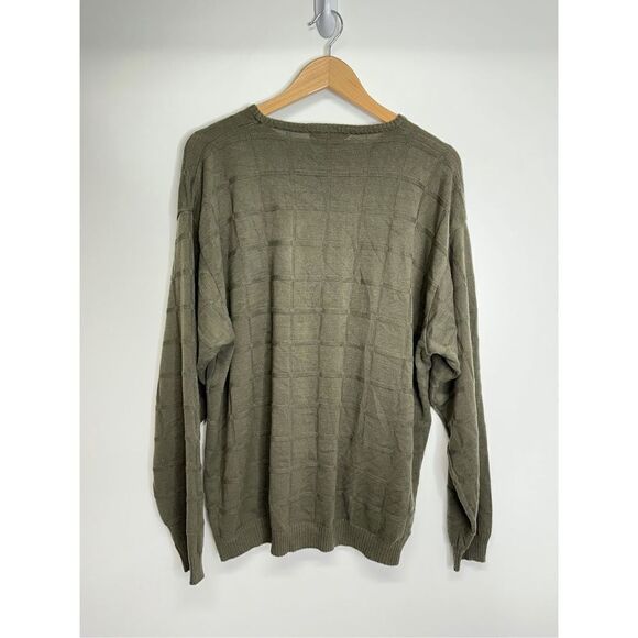 Geoffrey Beene Sweater Womens Olive Green XL‎ Long Sleeve - Picture 3 of 7
